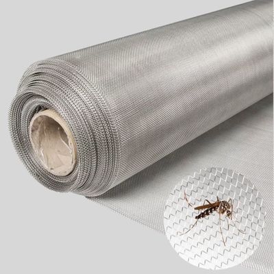 Guter Preis AISI304 Edelstahl Fliegschirmnetz Lieferanten 0,914m 1,22m 1,5m Standardbreite Online