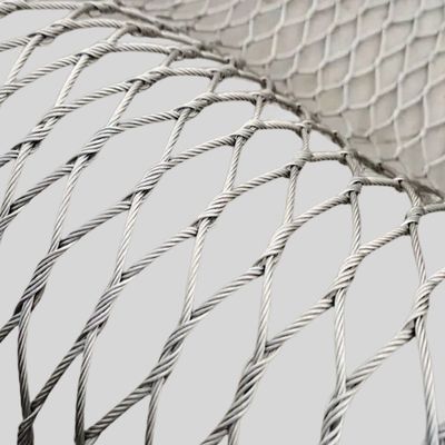 Buon prezzo Griglia di corda in acciaio inossidabile intrecciata in linea
