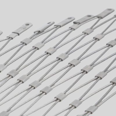 Harga yang bagus SUS Wire Rope Mesh Untuk Green Wall System on line