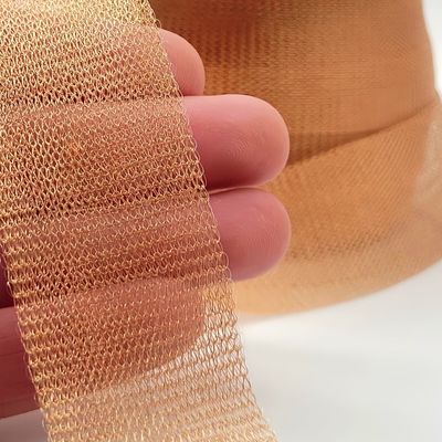 Buon prezzo 0.18mm Copper Wire Mesh a maglia 5 pollici di larghezza e 32 piedi di lunghezza in linea