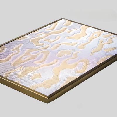 Bom preço Vidro laminado de malha metálica decorativa Espessura 4+4mm 5+5mm 6+6mm 8+8mm 10+10mm on-line