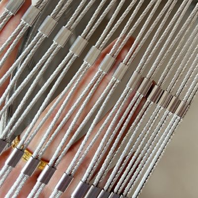 سعر جيد Stainless Steel Material Rope Safety Netting For Balustrading Fencing الانترنت