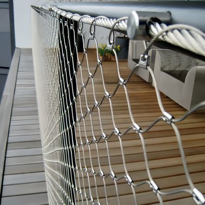Хорошая цена Wire Rope Stainless Steel Ferrule Mesh For Railing Refurbishment онлайн