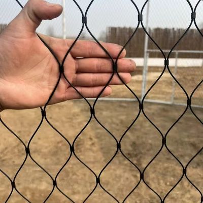 Buen precio SS316L malla de cable de acero inoxidable flexible para espacios deportivos y de juegos en línea