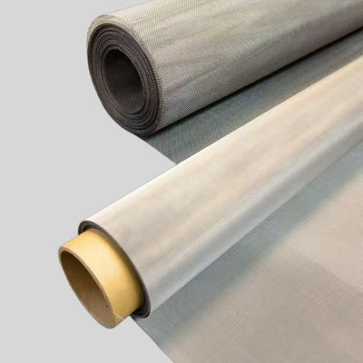 20 Mikron 635 Mesh Stainless Steel Twill Weave Wire Mesh Ketahanan Alkali