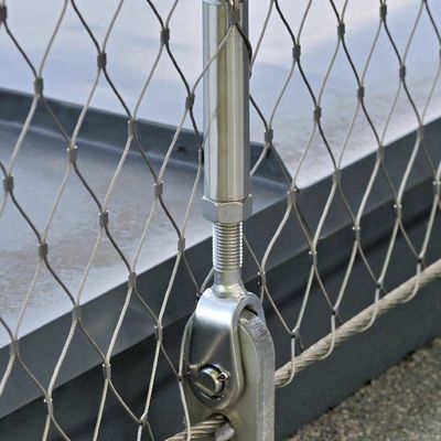 Harga yang bagus Safari Park Distributor stainless steel Wire Rope Mesh on line