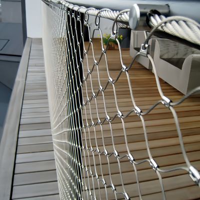 Harga yang bagus Stainless Steel Zoo Barrier Wire Rope Mesh 7 × 7, 7 × 19 on line