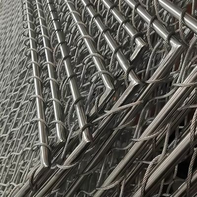 Harga yang bagus Wire Rope Steel Animal Enclosure Mesh on line