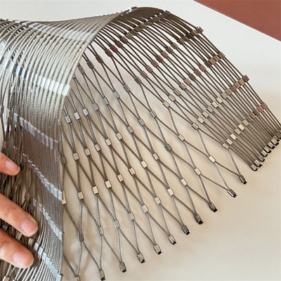 Jaringan Rope Mesh dari baja tahan karat