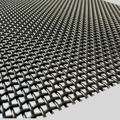 قیمت خوب AISI 304 / AISI 316 فولاد ضد زنگ شبکه سیم امنیتی 11x11 رنگ پوشیده سیاه آنلاین