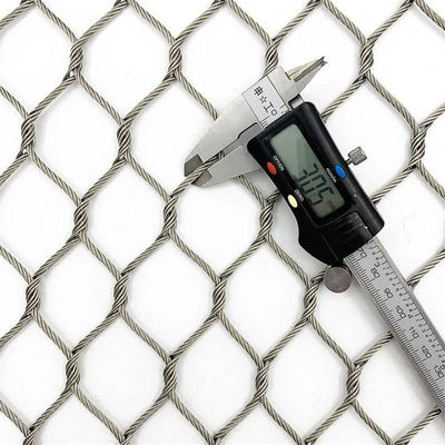 3.0 mm 38 x 38 mm stainless steel kabel mesh untuk perlindungan keselamatan