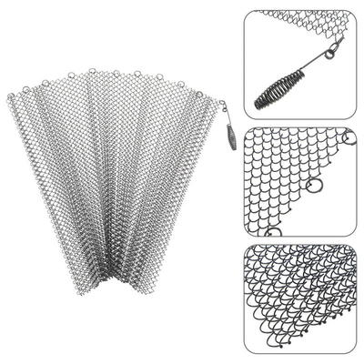 Buon prezzo Acciaio inossidabile 304 schermo a maglia per caminetto 6 mm buco in linea