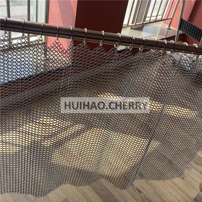 Harga yang bagus 316L Stainless Steel Fireplace Screen Mesh 0.8mm Kawat 7mm Lubang on line