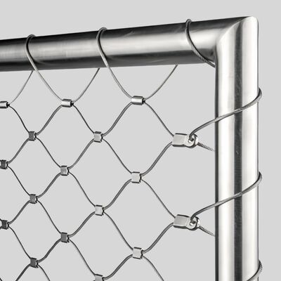 Good price Huihao Design Wire Rope Mesh Fencing Frame System online